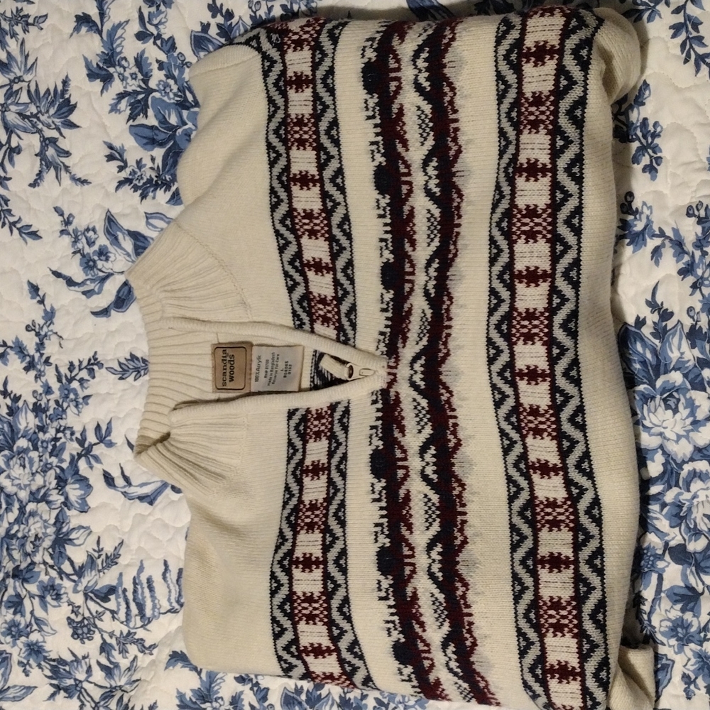3/4 Zip Scandia Woods Sweater